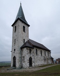 Kościół św. Jakupa Apostoła w Gieble. Foto: Piotr Spialek, Wikipedia.