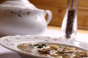 zupa grzybowa grzybobranie