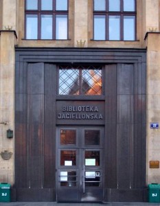 Wejście do Biblioteki Jagiellońskiej. Foto: Rymarek, Creative Commons