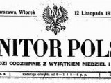 Odzyskanie niepodległości okiem Monitora Polskiego z 12 listopada 1918