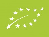 Logo certyfikatu dla producentów produktów ekologicznych w UE.